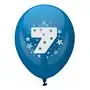 Balloons Number "7" Colors Assortment (Suitable for Helium) Ø 250mm -Horecavoordeel.com-
