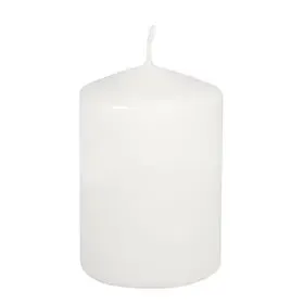 Pillar candles White Ø 69 x 100mm -Horecavoordeel.com-
