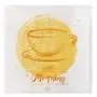 Napkins 3-ply "Good Morning" 1/4 fold 240 x 240mm -Horecavoordeel.com-