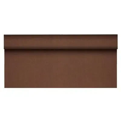 Tablecloth Roll Fleece Brown "Soft Selection Plus" 25 x 1.18 meters -Horecavoordeel.com-