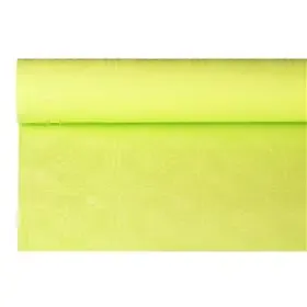 Tablecloth Paper Roll Lime Green With Damask Print 6 x 1.2 meters -Horecavoordeel.com-