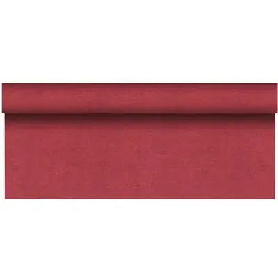 Tablecloth Roll Bordeaux From Pulp Viscose And Tissue Mix "ROYAL Collection Plus" 20 x 1,18 meter -Horecavoordeel.com-