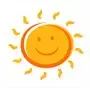 Napkins 3-Layer "Here comes the Sun" 1/4 fold 250 x 250mm -Horecavoordeel.com-