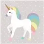 Napkins 3-Layer "Unicorn" 1/4 fold 330 x 330mm -Horecavoordeel.com-