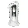 Foil Balloon Silver Number "1" 350 x 200mm -Horecavoordeel.com-