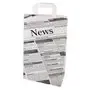Carrier Bags Paper "Newsprint" 360 x 220 x 100mm -Horecavoordeel.com-