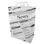 Carrier Bags Paper "Newsprint" 440 x 320 x 170mm -Horecavoordeel.com-
