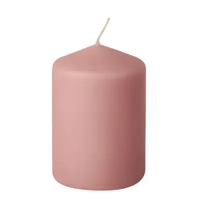 Pillar candles Light pink Ø 69 x 100mm -Horecavoordeel.com-