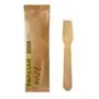 Ice Cream Spoons Wood "Pure" Individually Packed In Paper Sleeve 94mm -Horecavoordeel.com-