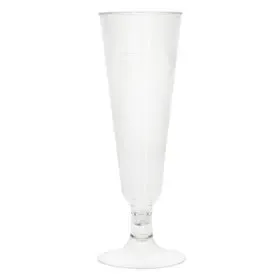 Champagne glasses 100cc PLA "Pure" Ø 55 x 165mm Crystal clear (Small package) -Horecavoordeel.com-