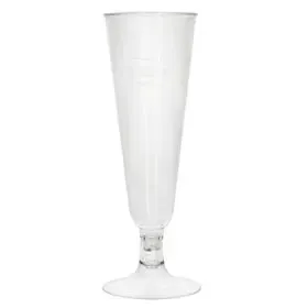 Champagne glasses 100cc PLA "Pure" Ø 55 x 165mm Crystal clear -Horecavoordeel.com-