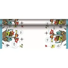 Tablecloth Paper "Pirate Crew" With Protection Layer 5 x 1.2 meters -Horecavoordeel.com-