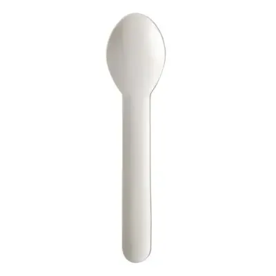 Coffee Spoons Paper "Pure" White 130mm -Horecavoordeel.com-