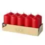 Pillar candles Red Ø 40 x 90mm