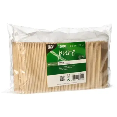 Skewers Wood "Pure" Ø 3 x 100mm