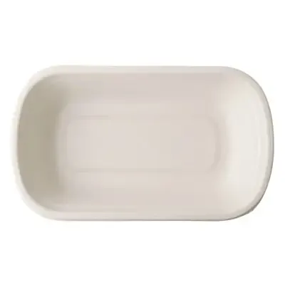 Bowls Sugarcane 750cc "Pure" White 229 x 134 x 44mm
