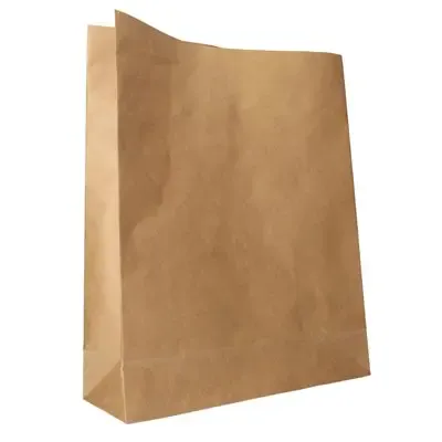 Block Bottom Bags Brown Kraft Paper 400 x 320 x 110mm