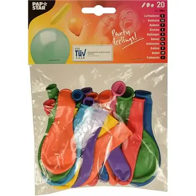 Balloons "Different Shapes" Color Assortment