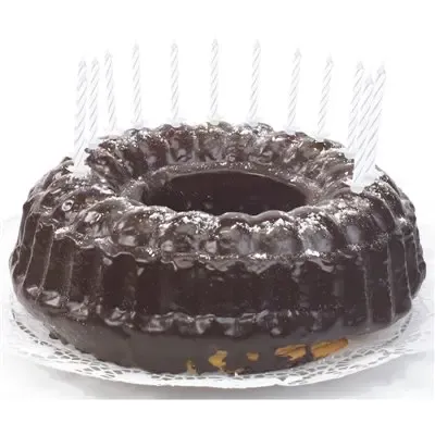 Birthday Candles White With Holders 60mm