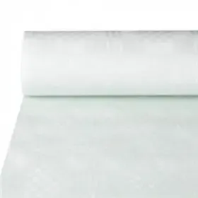 Tablecloth Paper Roll White With Damask Print 50 x 1 meter (Small package)