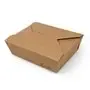 Meal tray - Lunch box 1000ml Kraft Brown Cardboard