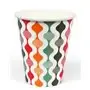 Milkshake Cups 300ml 12 Oz Colored Cardboard "Retro" Ø 92 x 108mm