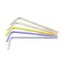 Bending Straws Paper "FSC" Pastel Assortment Ø 6 x 240mm Horecavoordeel.com