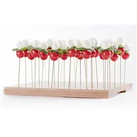 Showboard bamboo, (for Max. 120 Prickers) 350x250x25mm Horecavoordeel.com