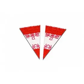 Cone bags 180 x 370 mm Plastic 250 Gram Orange Red