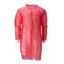 CMT Visitor Jacket PP Non Woven with Press Buttons Red Size M -Horecavoordeel.com-