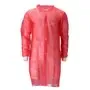 CMT Visitor Jacket PP Non Woven with Press Buttons Red Size XL -Horecavoordeel.com-