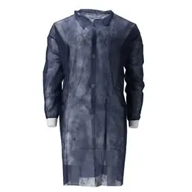 CMT Visitor Jacket PP Non Woven 40gr with Velcro Blue Size XXL -Horecavoordeel.com-