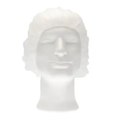CMT Hair Net - Bouffant Cap PP Non Woven White Size XL 58cm -Horecavoordeel.com-