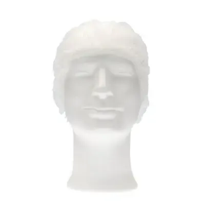 CMT Hair Net - Clip Cap PP Non Woven White Size L 53cm -Horecavoordeel.com-