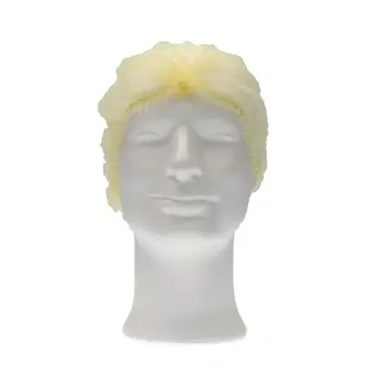 CMT Hair Net - Clip Cap PP Non Woven Yellow Size M 50cm -Horecavoordeel.com-
