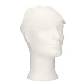 CMT Cap With Peak - Peak Cap PP Non Woven White