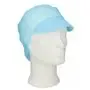 CMT Cap With Peak - Snood Cap PP Non Woven Blue