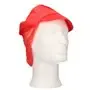 CMT Cap With Flap - Snood Cap PP Non Woven Red