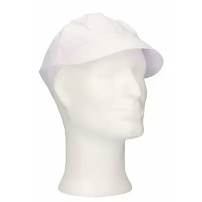 CMT Cap with Flap and Hair Catcher Ployester Cotton Crown Size L