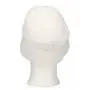 CMT Peaked Cap and Hair Catcher Polyester Cotton White Size L