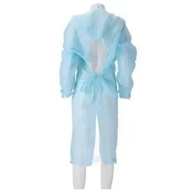 CMT Apron Roughened CPE Long Sleeve with Thumb Grip 30my Blue 115x190cm