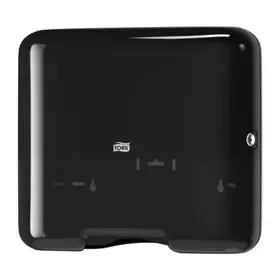 Tork Z-Fold - C-Fold Mini Towel Dispenser Black Plastic Elevation-Line -Horecavoordeel.com-