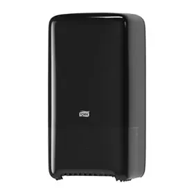 Tork Twin Mid-size Toilet Paper Dispenser Black Plastic Elevation-Line -Horecavoordeel.com-