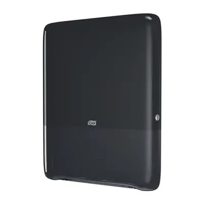 Tork PeakServe Mini Continuous Towel Dispenser Black Plastic Elevation-Line -Horecavoordeel.com-