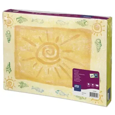 Tork Placemat Sun Advanced 1-layer Decor 42x30cm -Horecavoordeel.com-