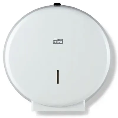 Tork Jumbo Toilet Paper Dispenser White Metal -Horecavoordeel.com-