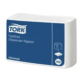 Tork Dispenser Napkin Fastfold Universal 1-ply White 25x30cm -Horecavoordeel.com-
