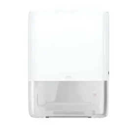 Tork PeakServe Mini Continuous Towel Dispenser White Plastic Elevation-Line