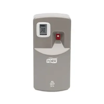 Tork Air Freshener Spray Dispenser Gray Plastic Electronic Elevation-Line