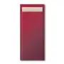 Tork Cutlery Bag Advanced Bordeaux with Ivory Napkin 2-ply 39x23cm